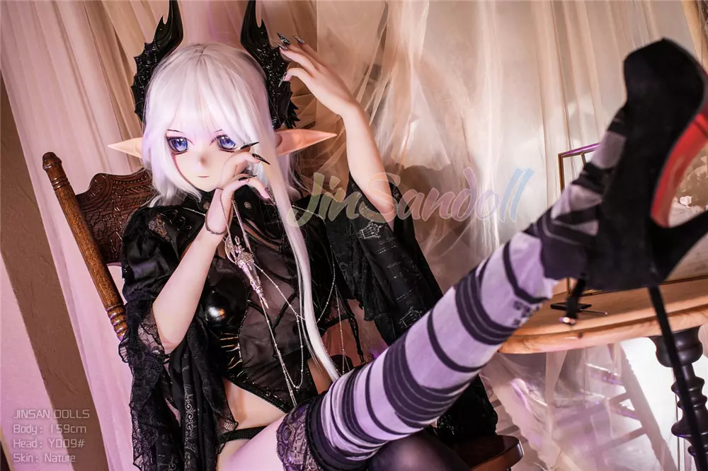 WM S-TPE 159cm (5ft2) Anime TPE Sex Doll with PVC Head #Y009